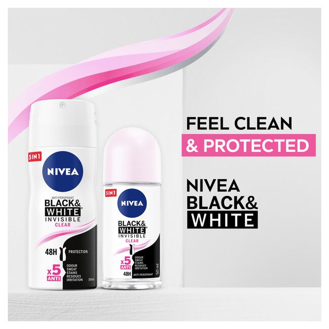 NIVEA Black & White Invisible Original Deodorant Spray 100 ML