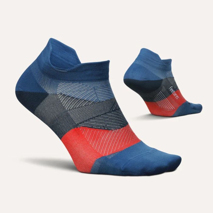 Feetures Unisex Strømper Elite Ultra Light No Show Blå