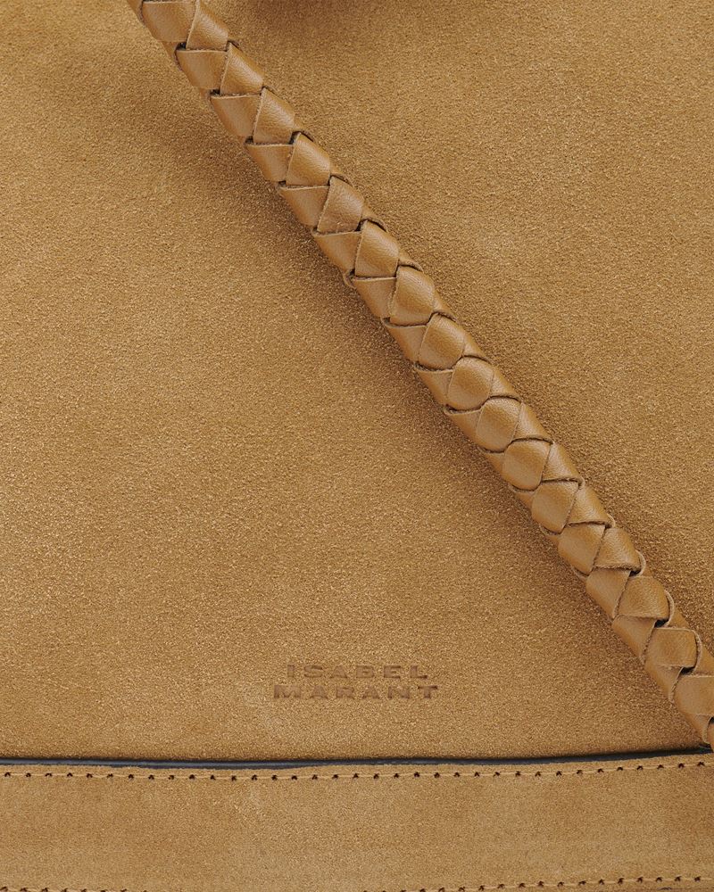 SAC PORTÉ ÉPAULE EN CUIR VELOURS VIGO HOBO