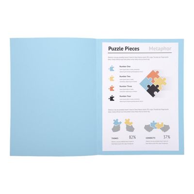 Exacompta Super 210 - 100 Chemises - 210 gr - bleu clair