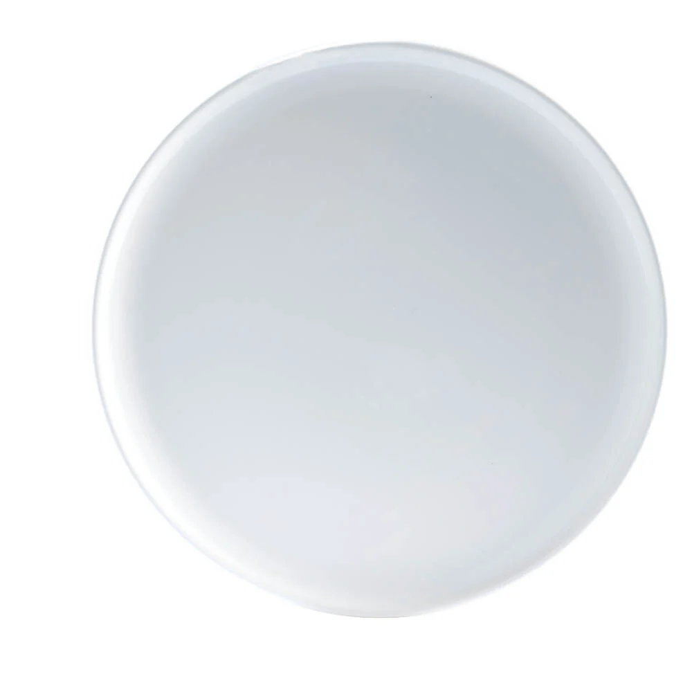 Assiette plate ronde Oslo blanche