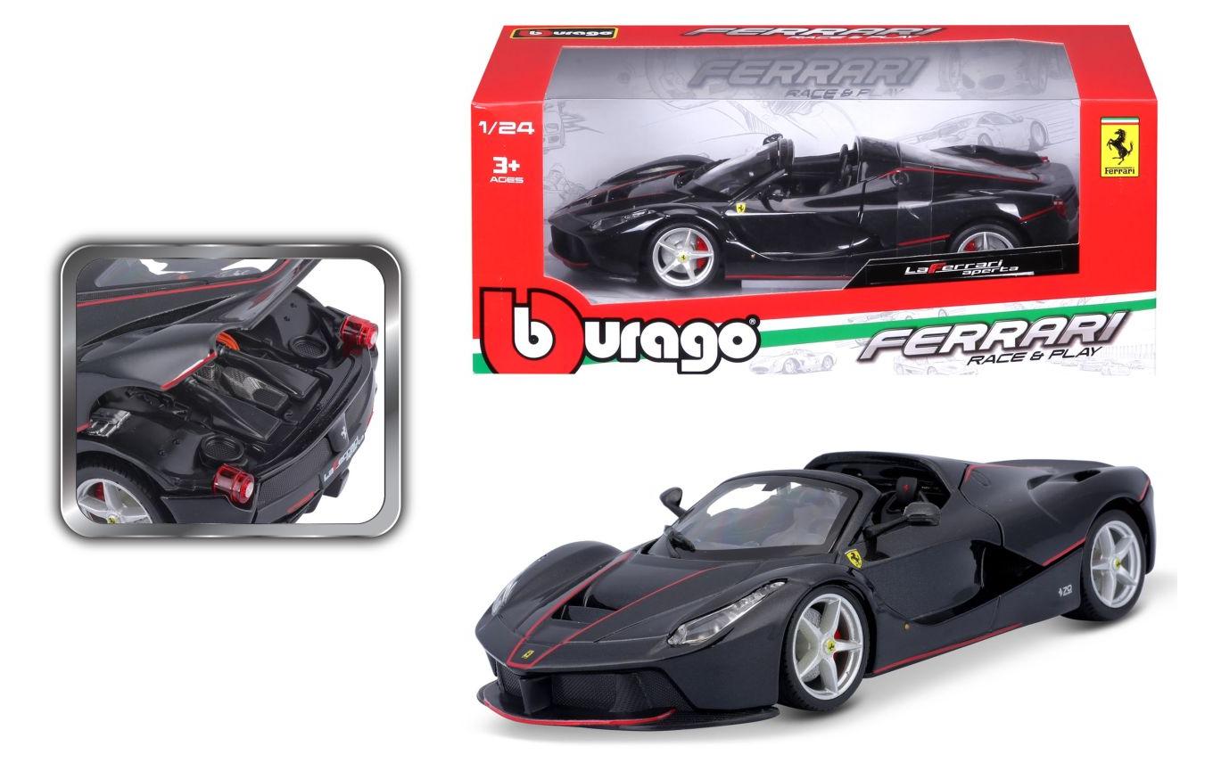 Ferrari R&P Aperta Schwarz 1:24Sammlermodell im Massstab 1:24