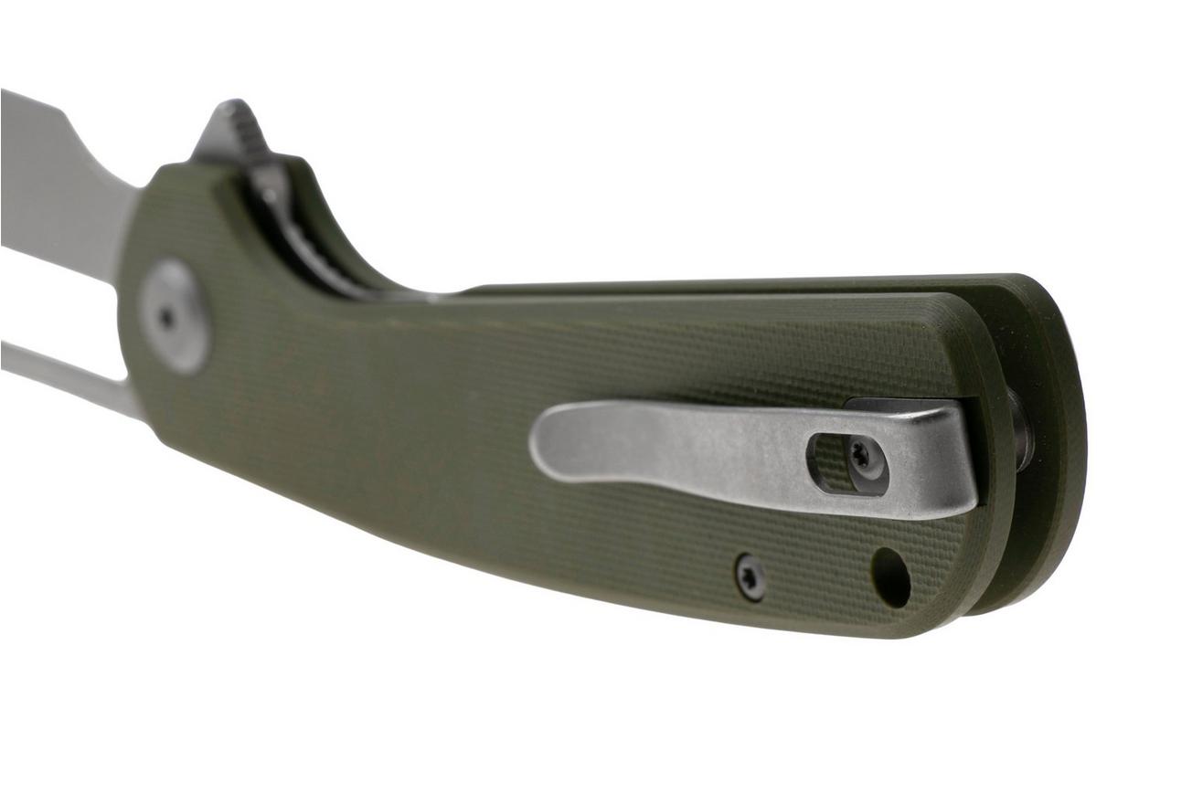 Eutektik Trinity TRI-OGSW-R Stonewashed 14C28N, OD Green G10, zakmes