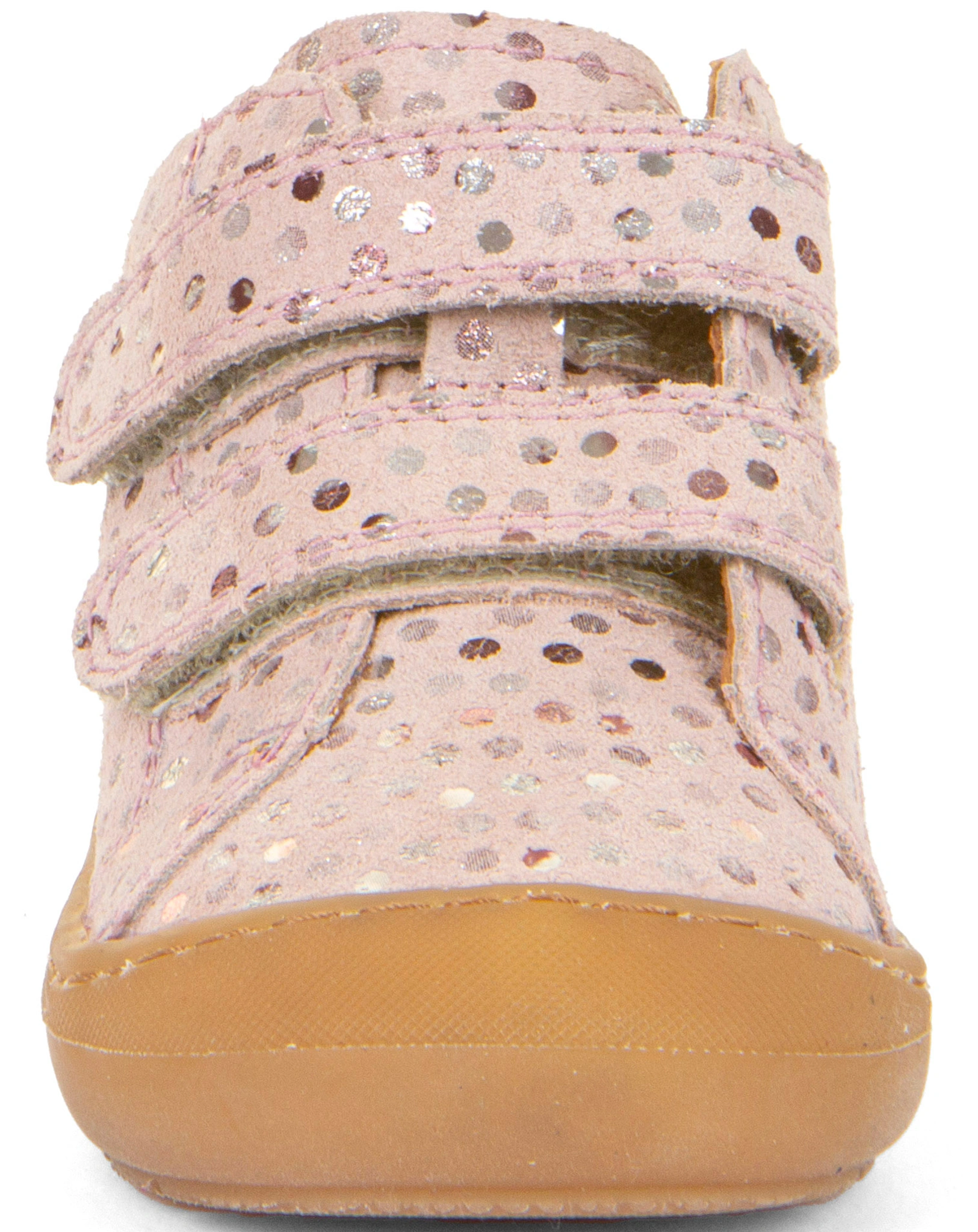 Lauflernschuhe OLLIE VELCRO DOTS in pink