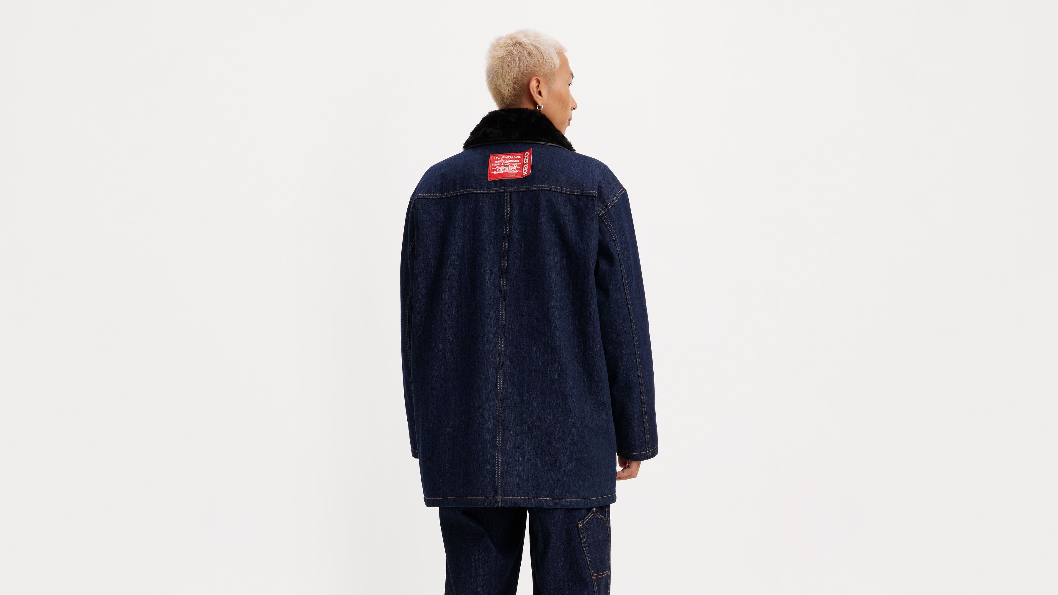 Levi's® x KENZO Reversible Parka - Indigo Rinse - Bleu