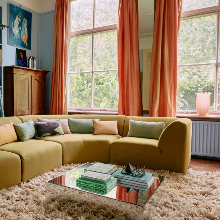 HKliving Vaas hoog, Peach