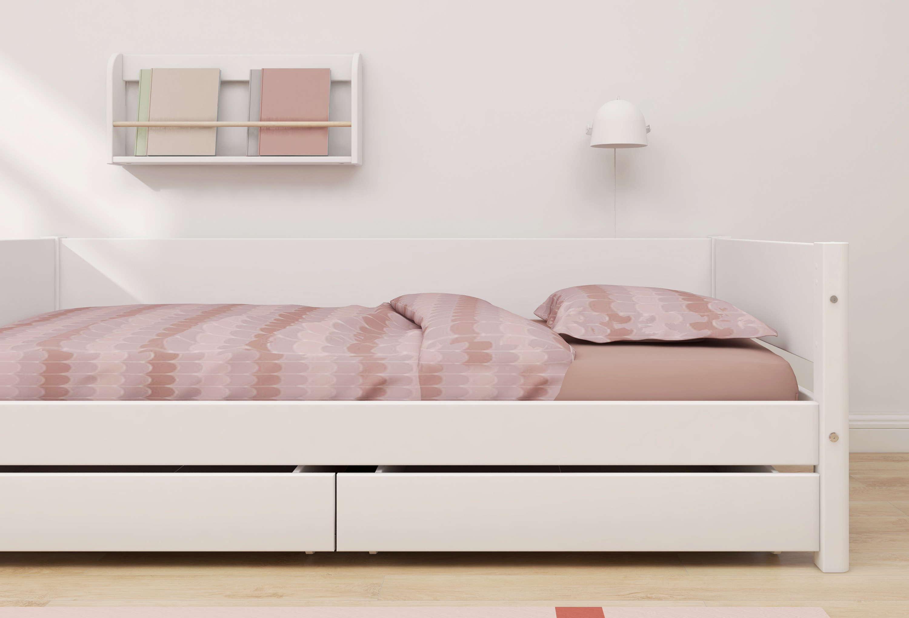 Einzelbett FLEXA WHITE
