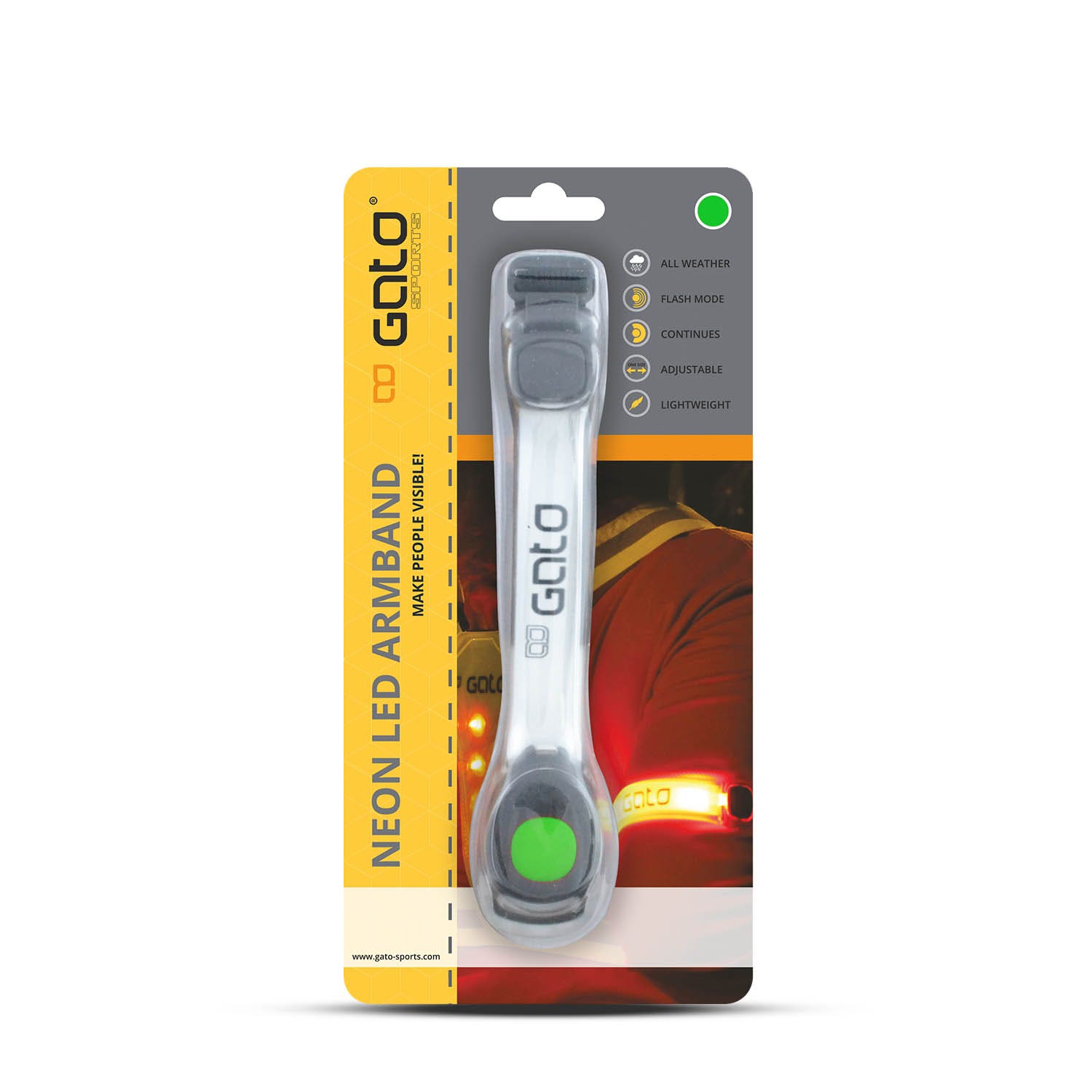 Gato  Neon Led Armband