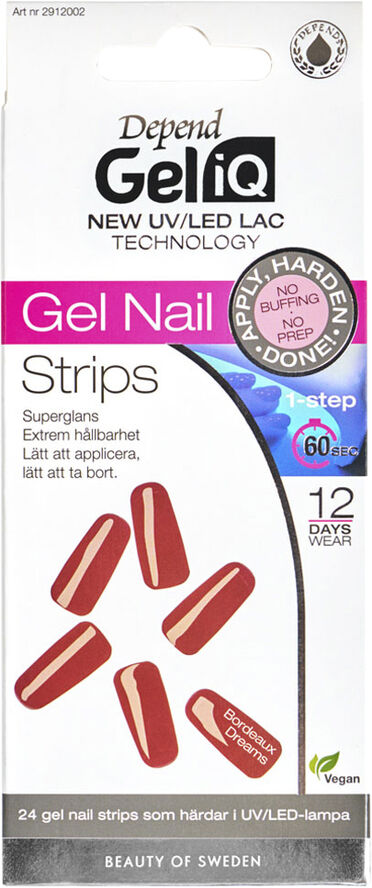 Depend Gel iQ Gel Nail Strips Semi cured n