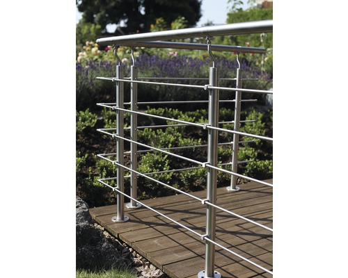 Pertura RVS V2A ronde relingsteun (5 gaten) vloermontage (24)