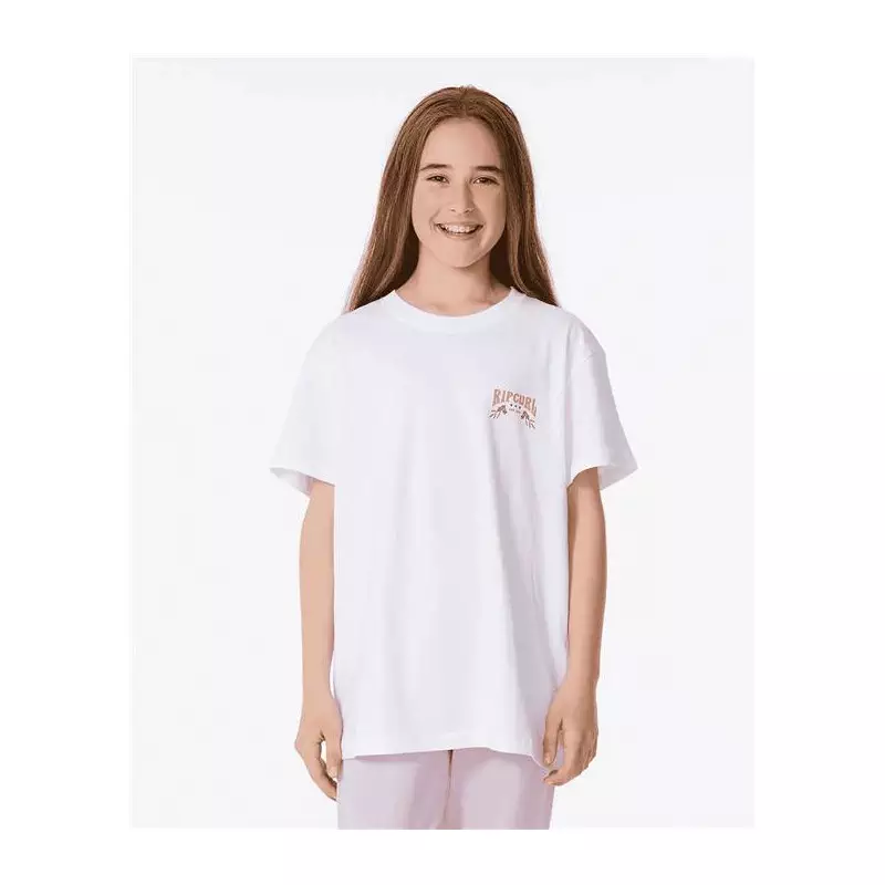 Teeshirt junior RIPCURL Riptide Relaxed Tee-Girl Bone