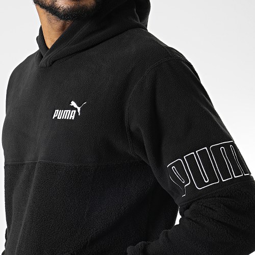 Sweat Capuche Polaire Power Winterized Noir