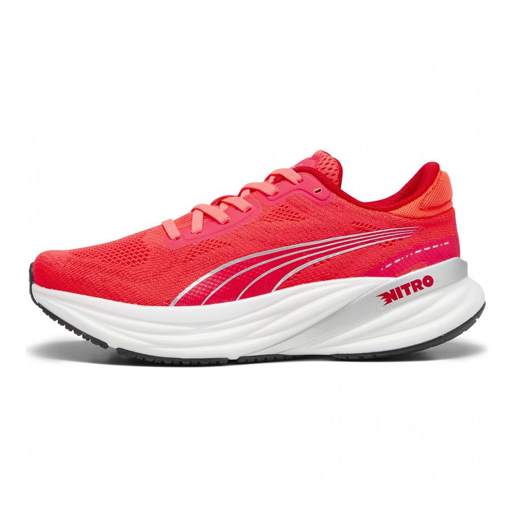Puma MAGNIFY NITRO 2 - Chaussures running Femme fire orchid/for all time red