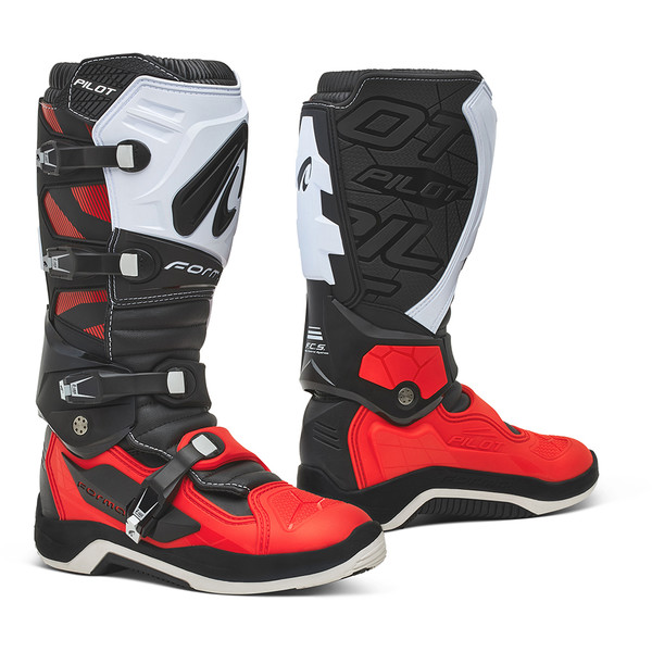 Forma - Bottes Pilot Noir / Rouge / Blanc