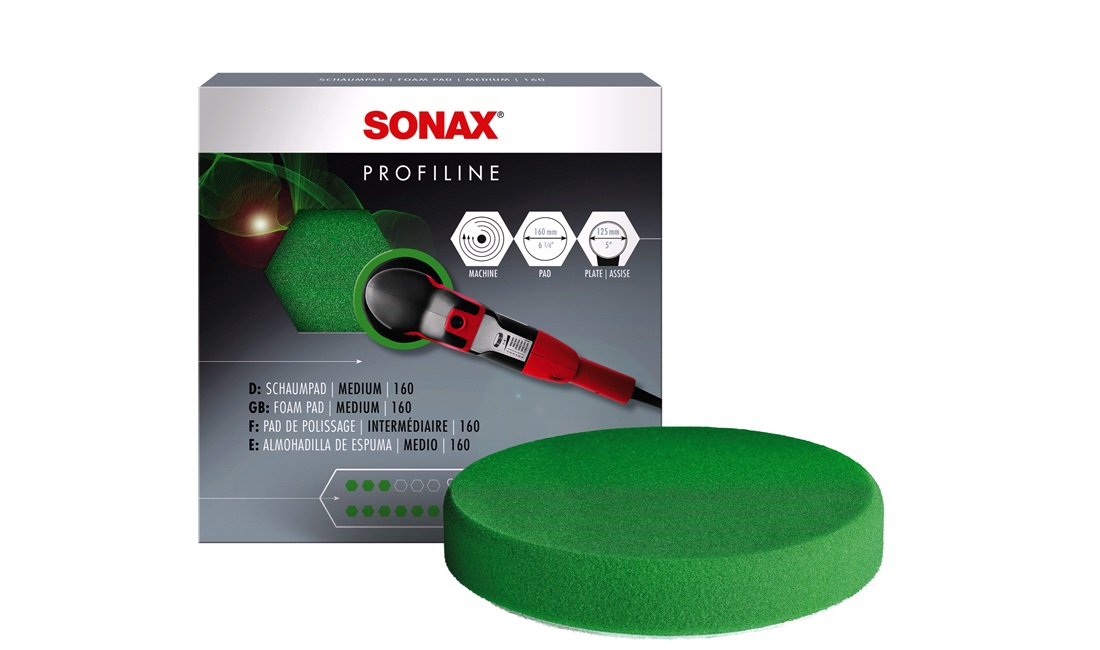 SONAX Polerskive Grøn Ø155 Fin