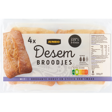 Jumbo - Desem Broodjes - 4 Stuks