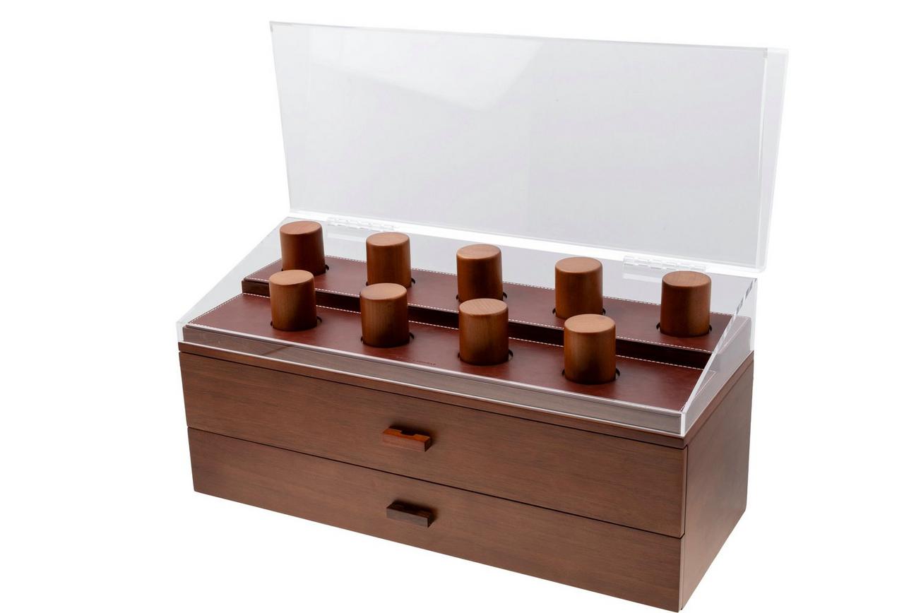 Holme & Hadfield Legacy Watch Display Case LGP-WT-978-1 Walnut, horloge display voor 17 stuks