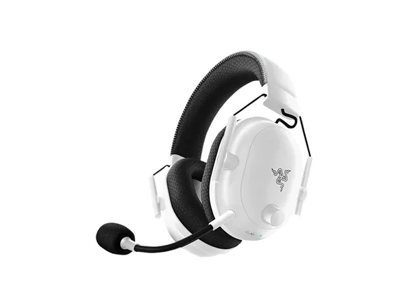 [OUTLET] - Razer BlackShark V2 PRO - 2023 Edition - headset - fuld størrelse - Bluetooth/2,4 GHz radiofrekvens - trådløs - støjisolerende - hvid