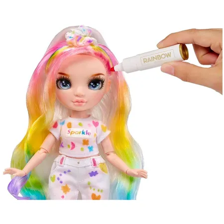 MGA Entertainment Ranbow High Color & Create DIY Puppe