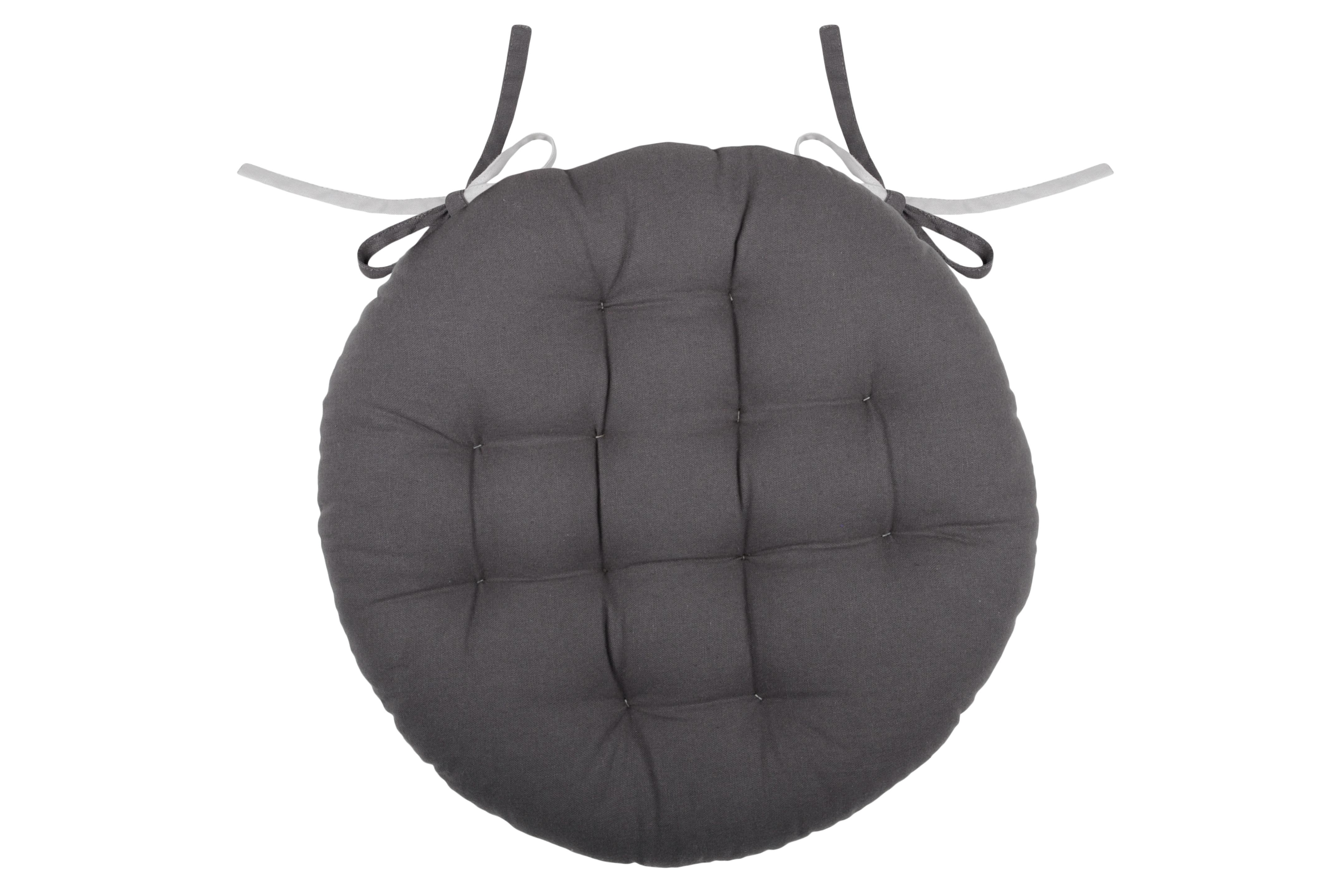 DUO GALETTE RONDE 38CM GRIS PERLE