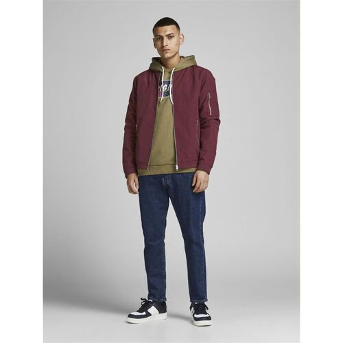 Jack & Jones - 12165203 RUSH BOMBER-PORT ROYALE Rojo