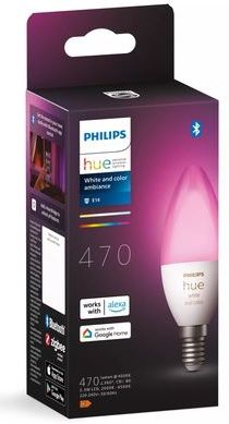 Philips - Hue Kaarslamp - Wit en Gekleurd Licht - 5,2W - Bluetooth