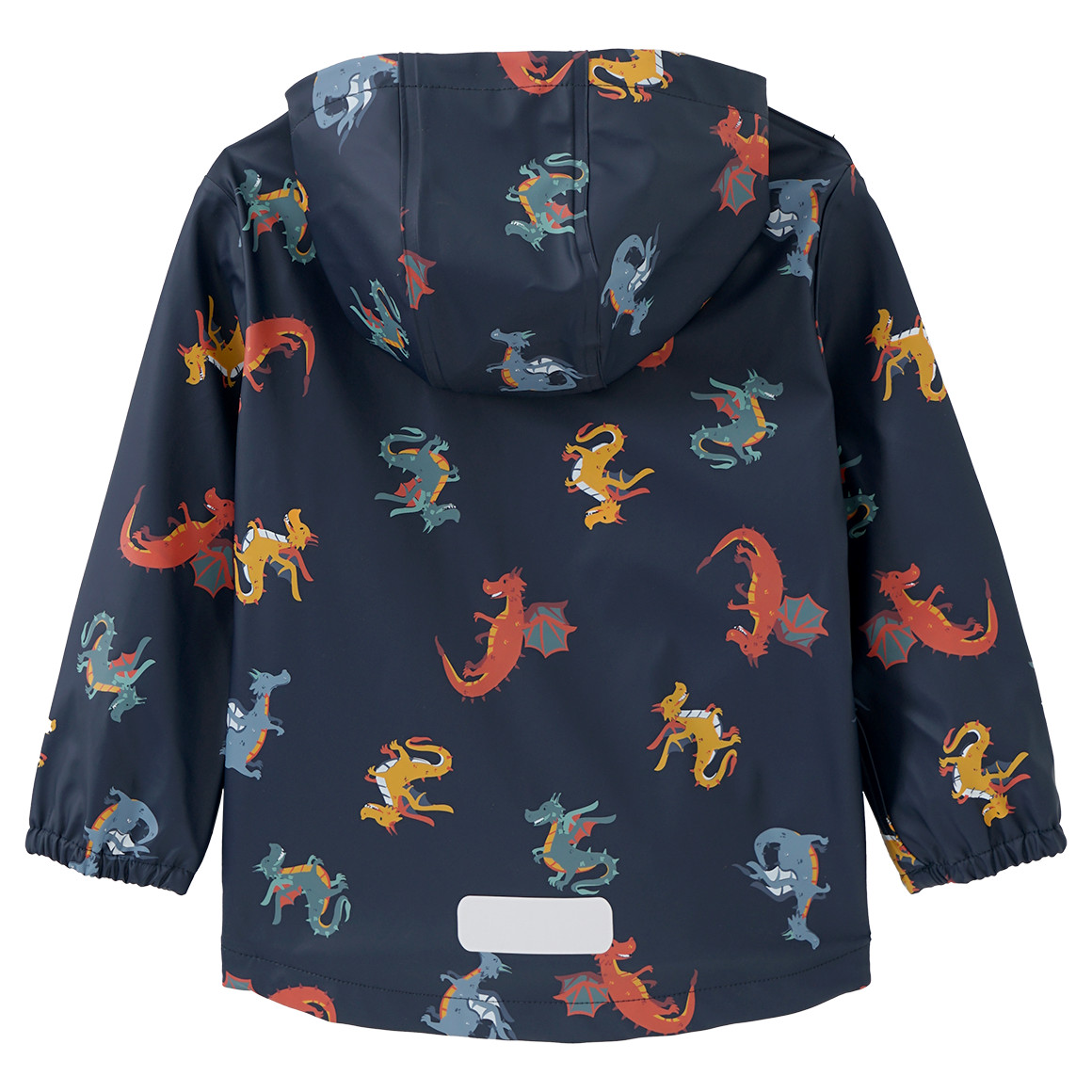 Topolino Jungen Regenjacke mit Drachen dunkelblau