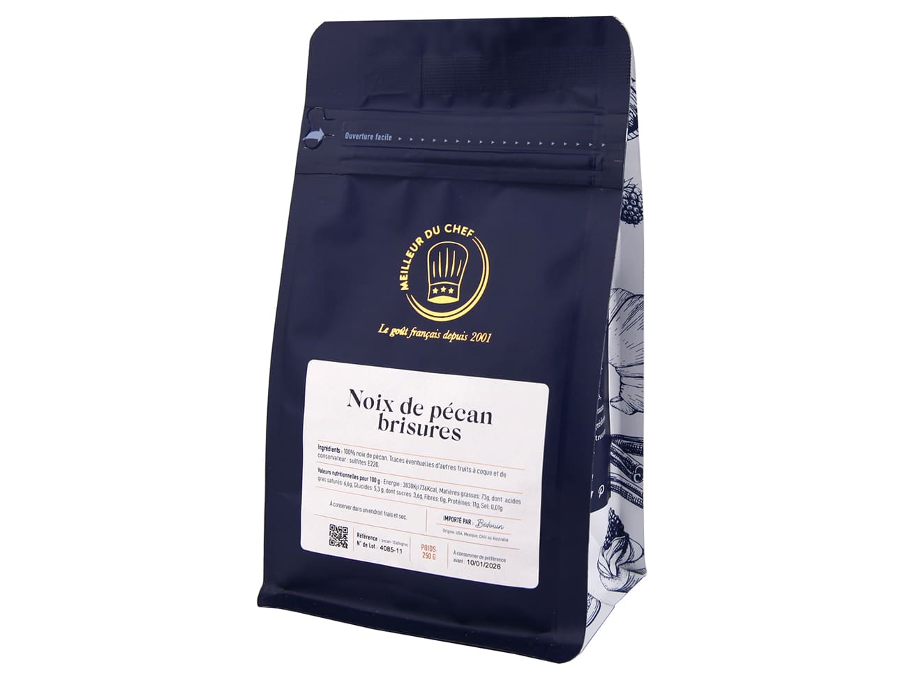 Noix de pécan brisures - 250 g