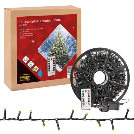 Idena Lichterkette NewTec 1000 LED