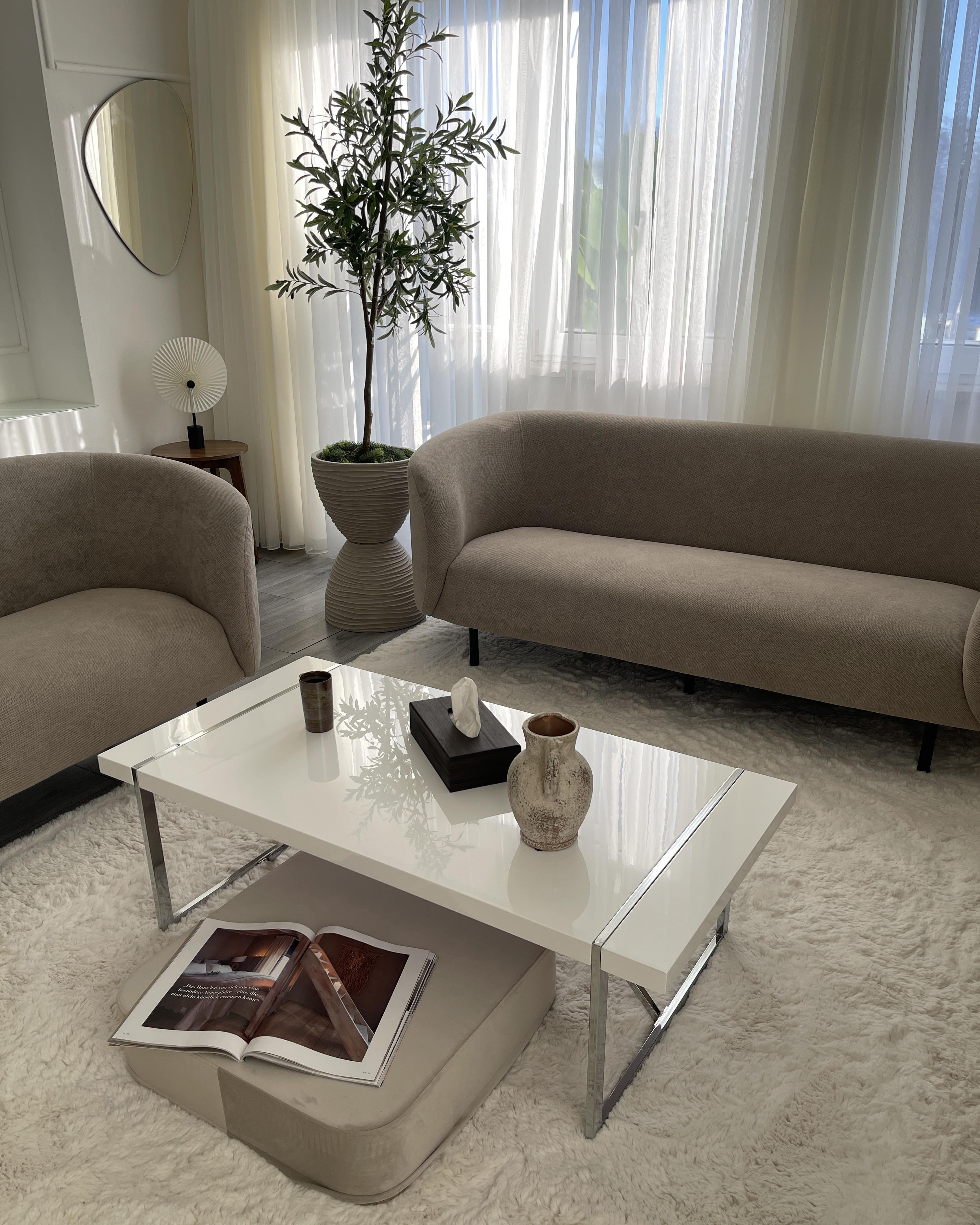 Bank 2-zits LOEN Stof Taupe