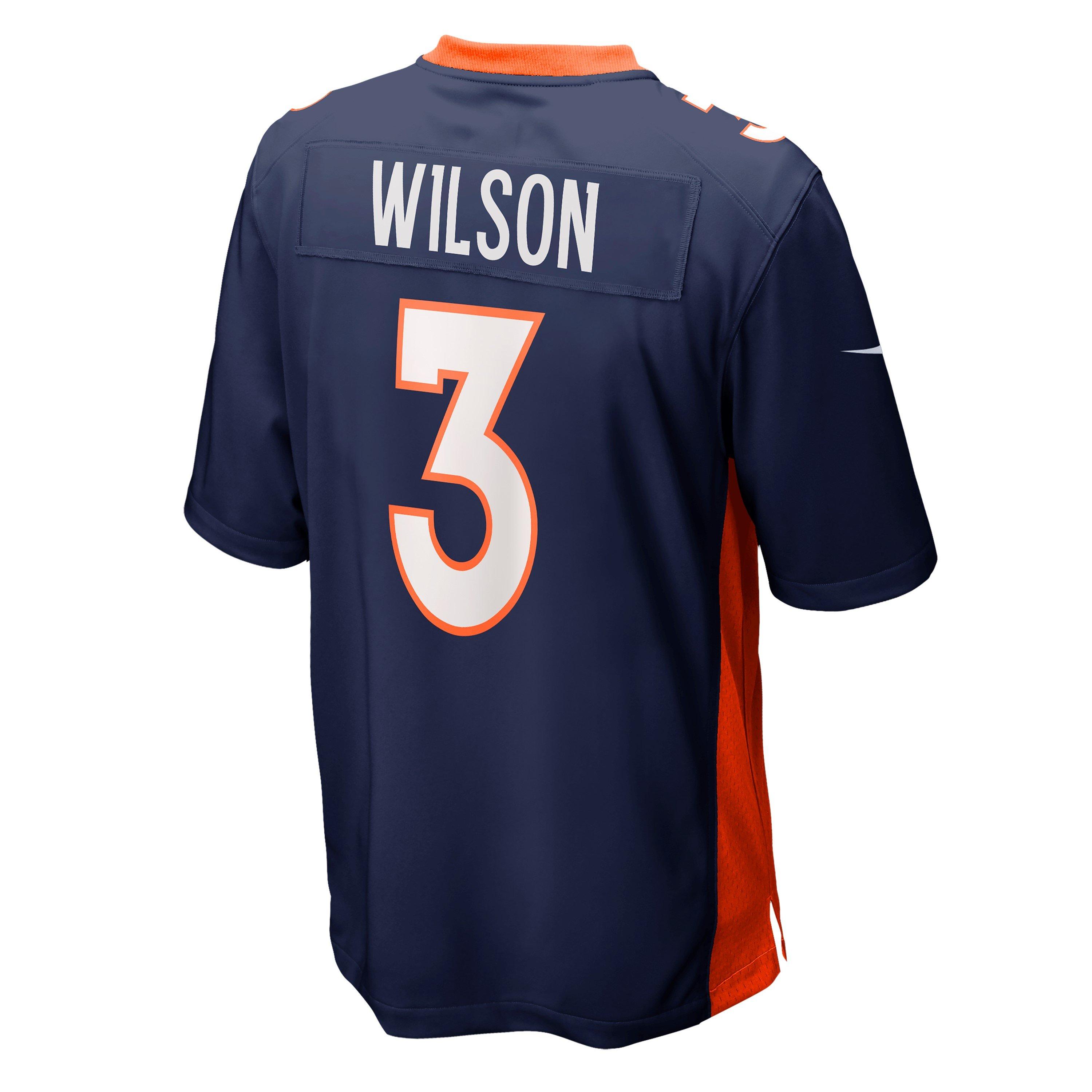 Nike Denver Broncos Russell Wilson Jersey Mens