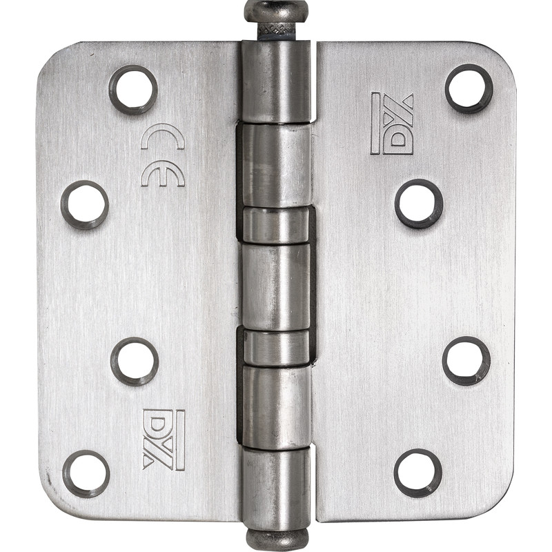 DX kogellagerscharnier RVS 89x89mm RH