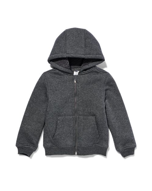 gilet à capuche gris foncé