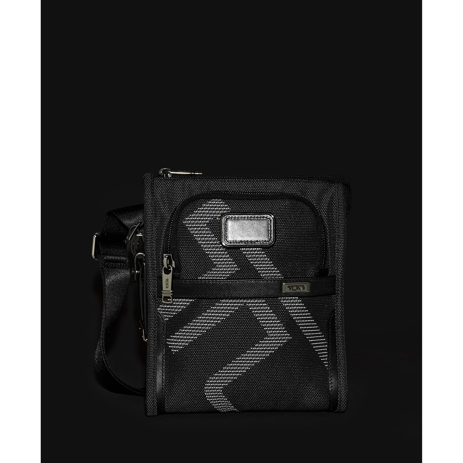 Tumi Alpha Pocket Bag Small reflective tumi jacquard