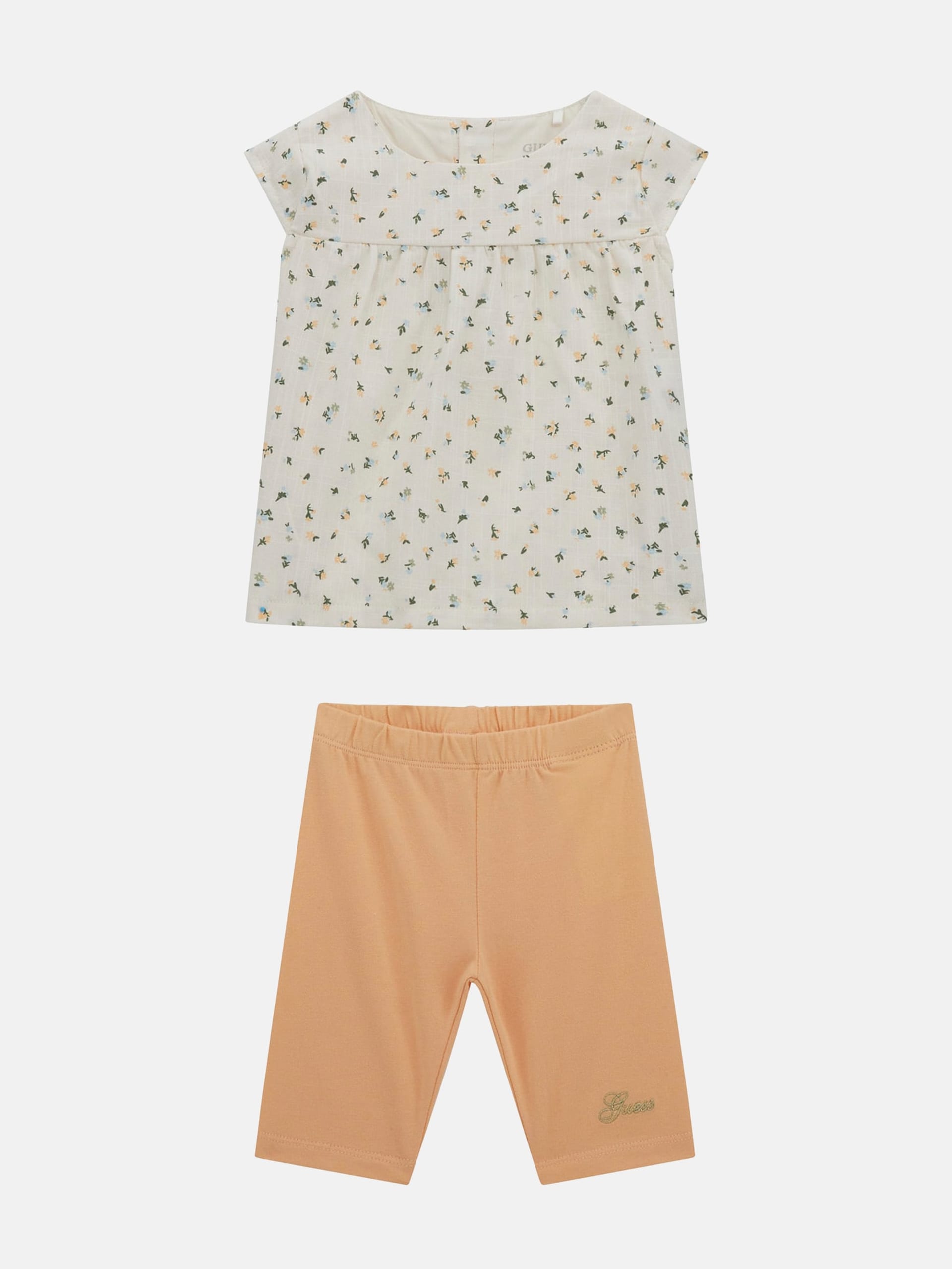 Conjunto de camiseta floral e legging exclusiva (0-24 meses)