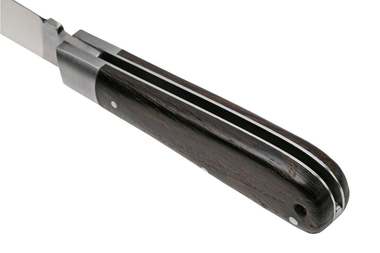 Otter Anchor Knife 172 mL Large Carbon, Smoked Oak, Stainless Anchor, zakmes