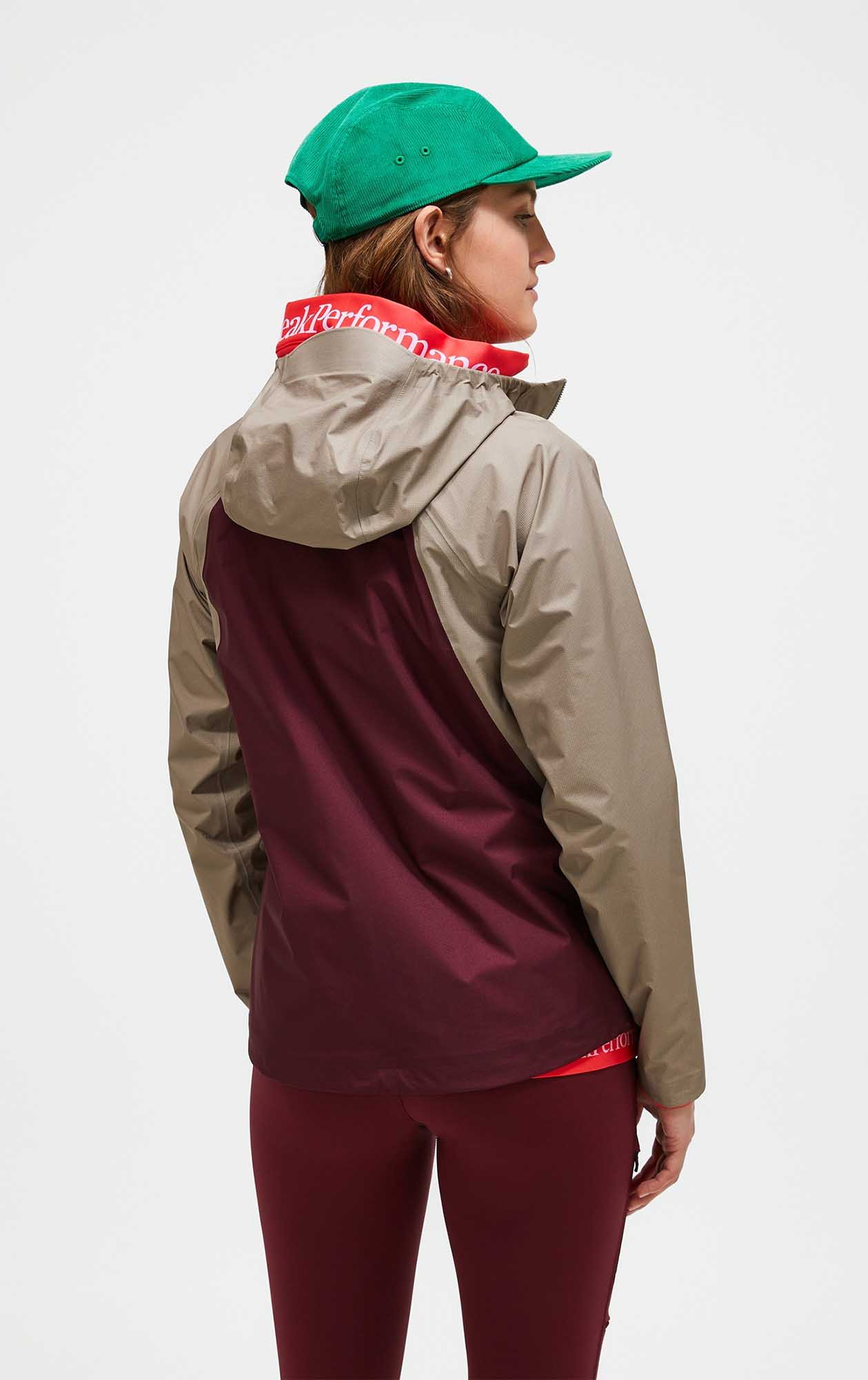 Trail 3L Hipe Jacket Dame Sand Fog/Avid Beige/Obscure