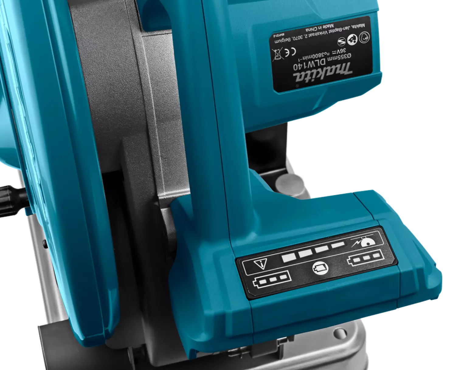 Makita DLW140Z 36V (2x 18V) Li-Ion accu metaal afkort-/slijpmachine body - 355mm