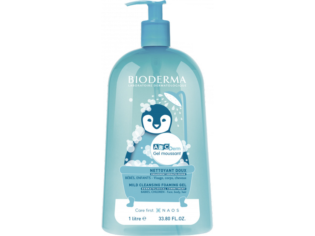 GEL MOUSSANT BIODERMA ABCDERM 1L