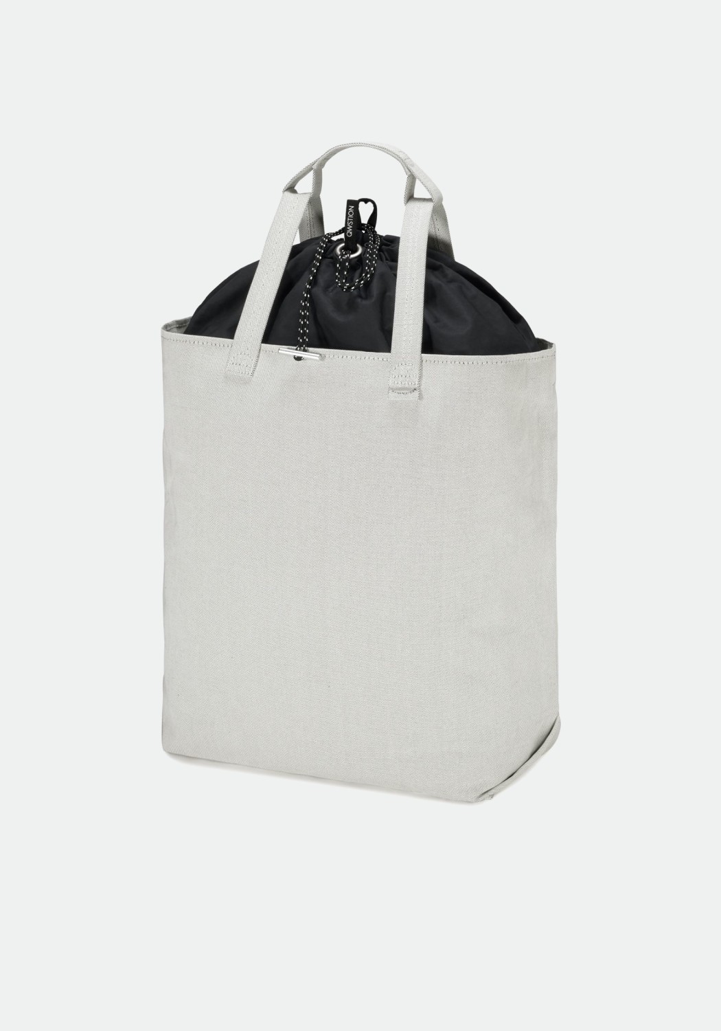 Qwstion Bananatex Tote Bag Medium Gravel Raven