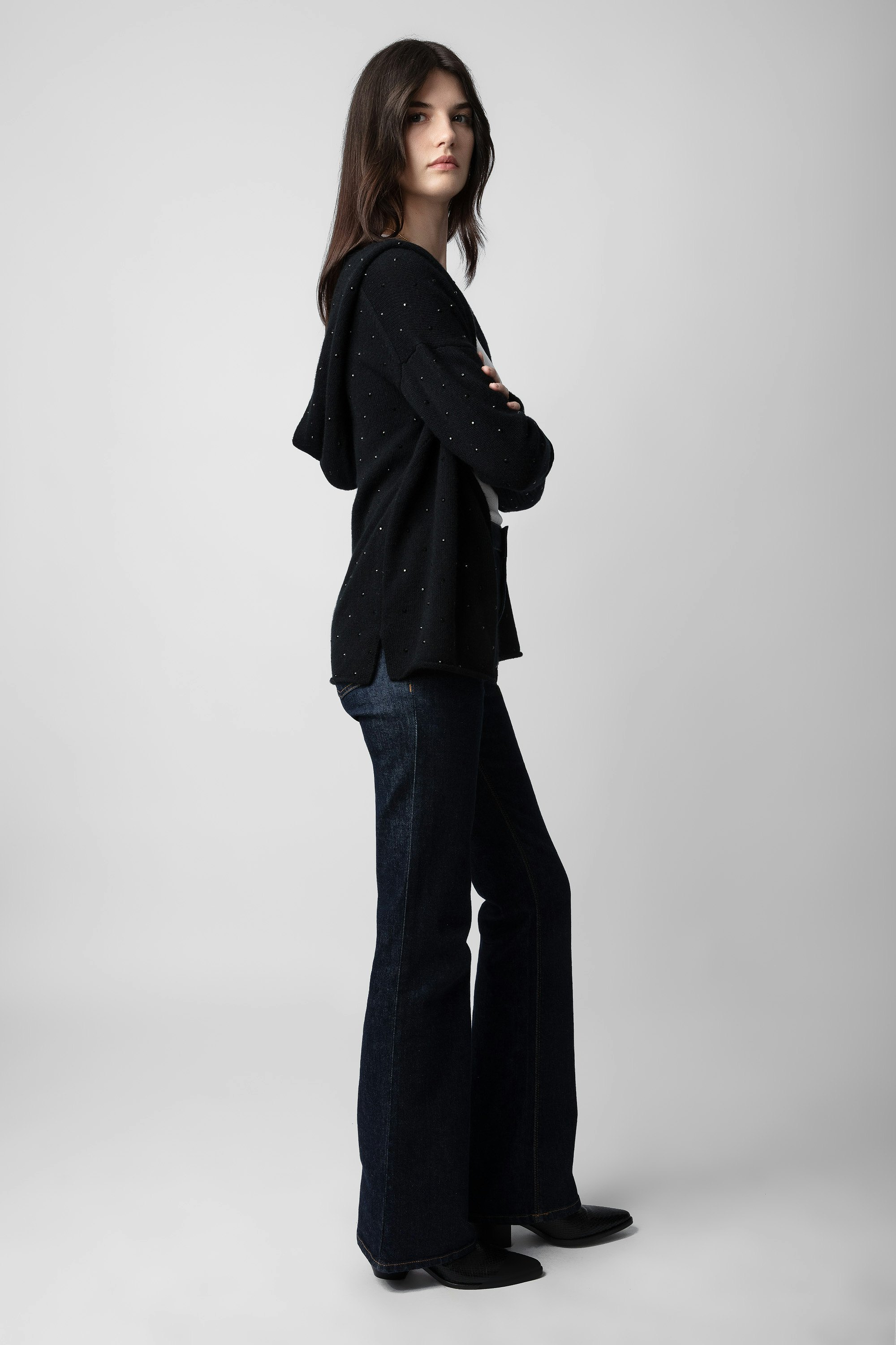 Cardigan Cosany Strass Cachemire