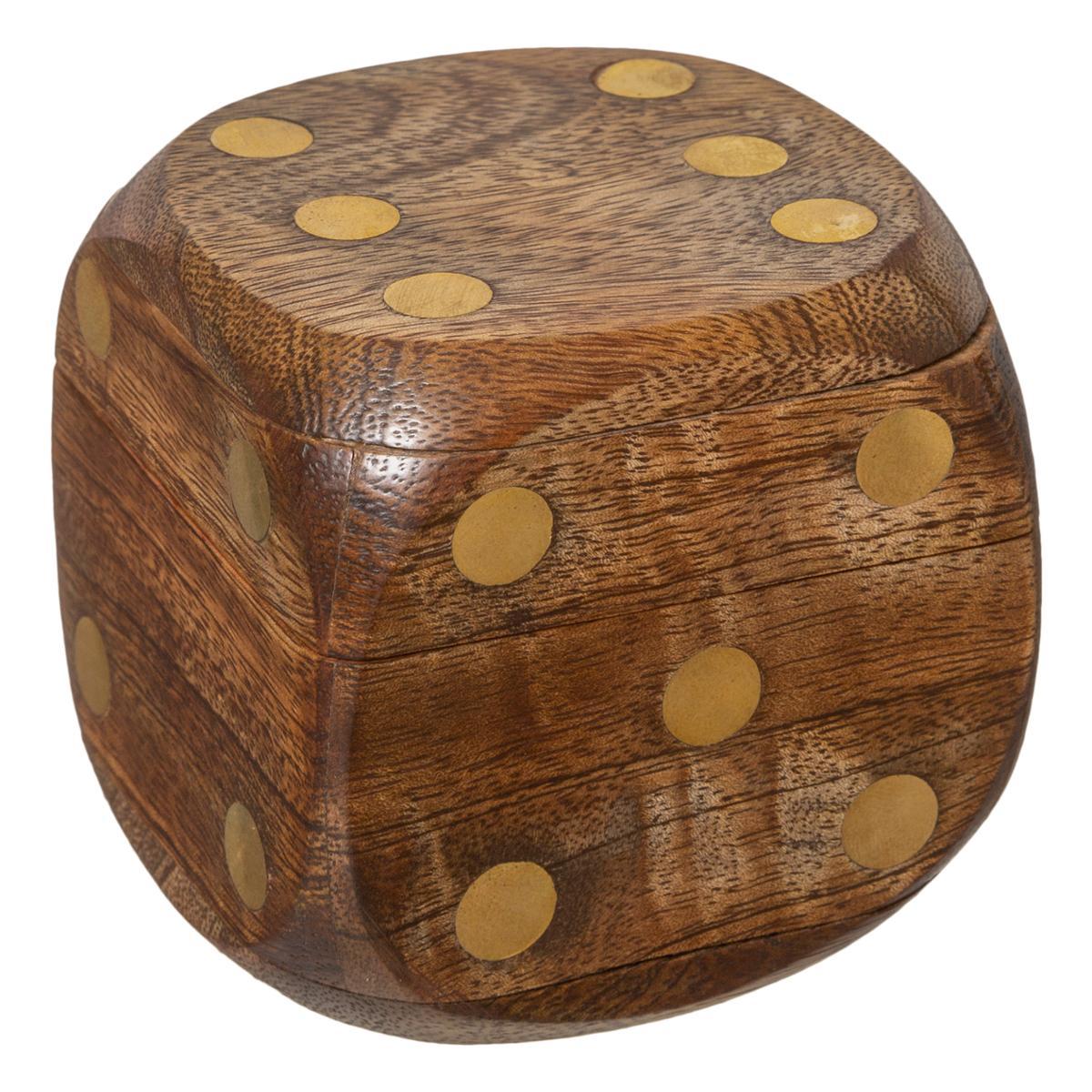 JEU DE DES MANGUIER IRIS H.6.5CM