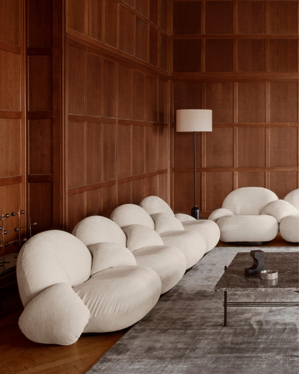Gubi Pacha 2-zits sofa, dedar belsuede 007