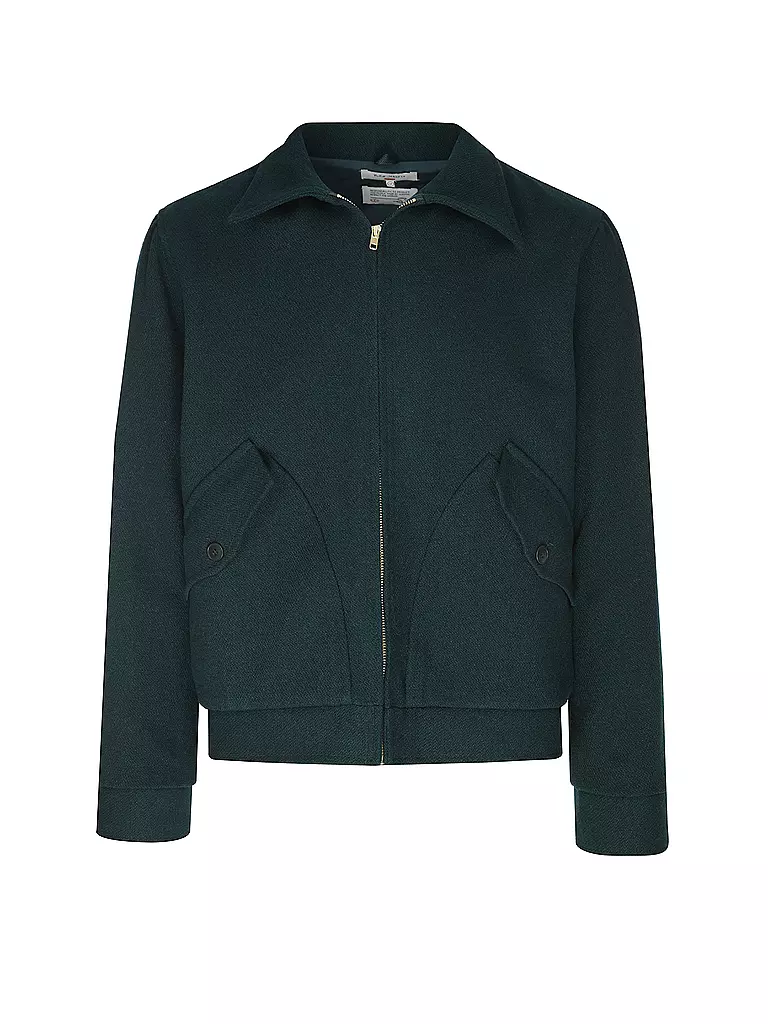 NUDIE JEANS Wolljacke BLAKE  dunkelgrün