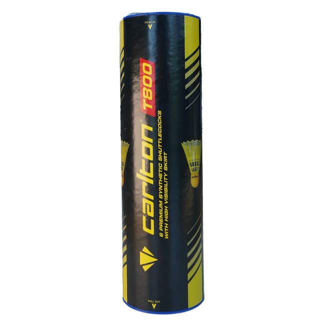 Carlton T800 Nylon Badmintonbold Gul