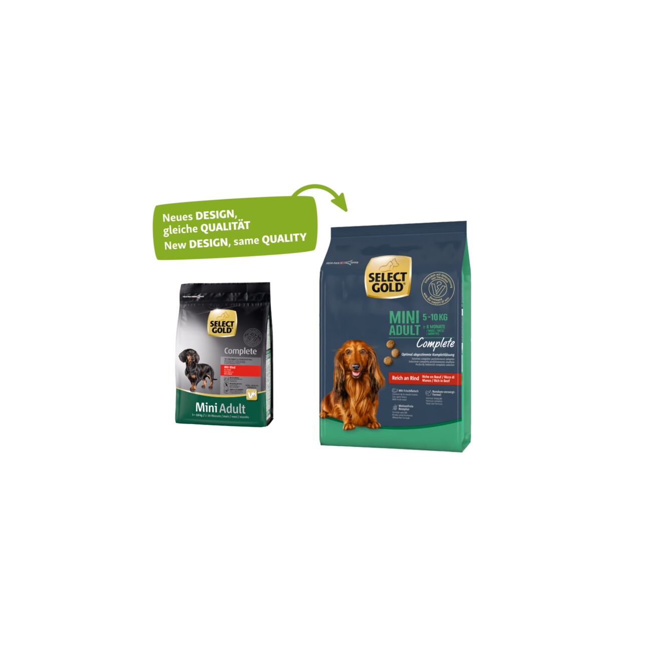 SELECT GOLD Complete Mini Adult Rind 1 kg