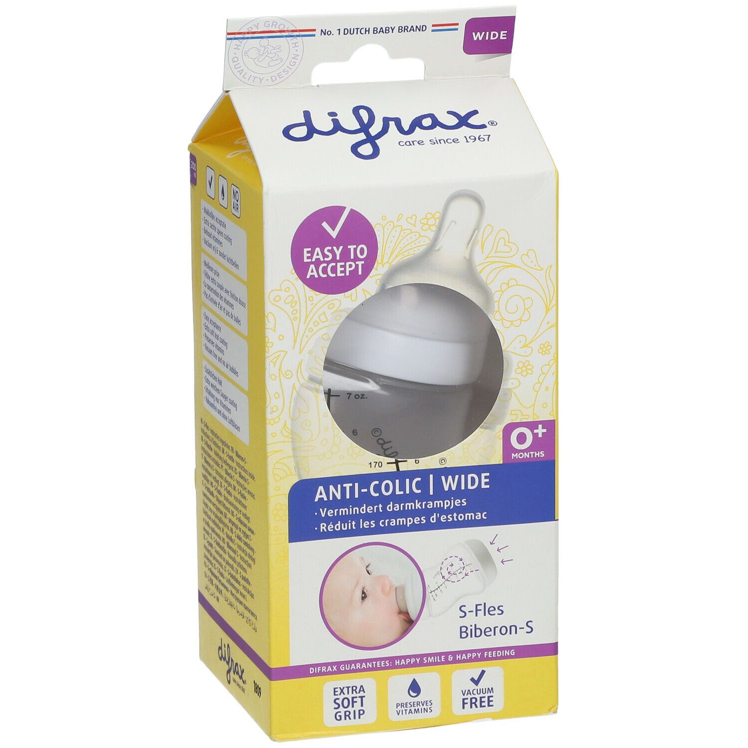 difrax® Flasche S Anti-Kolik