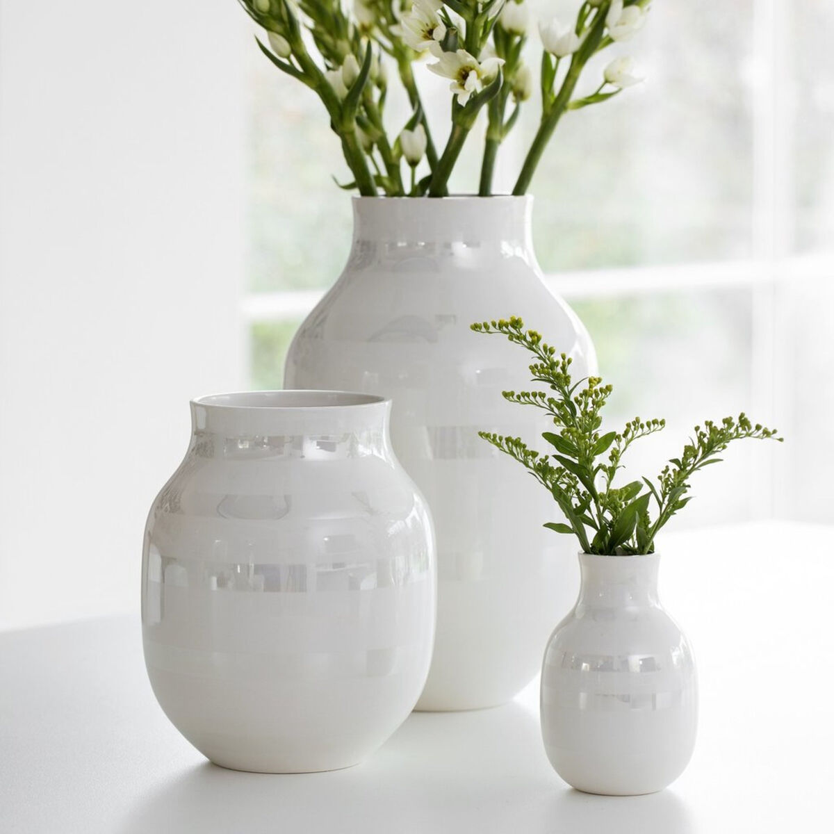 Omaggio Vase 125 mm Perlemor
