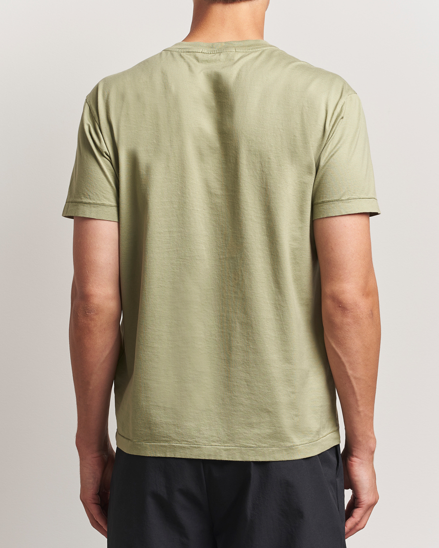 Stone Island Garment Dyed Cotton Jersey T-Shirt Sage