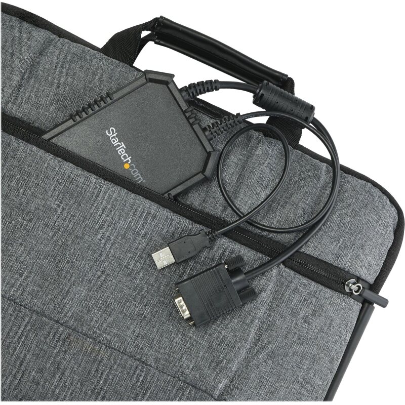StarTech.com Adaptateur crash cart pour PC portable avec boîtier durable - Console KVM USB avec transfert de fichier et acquisition vidéo